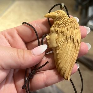 Raven Goddess necklace